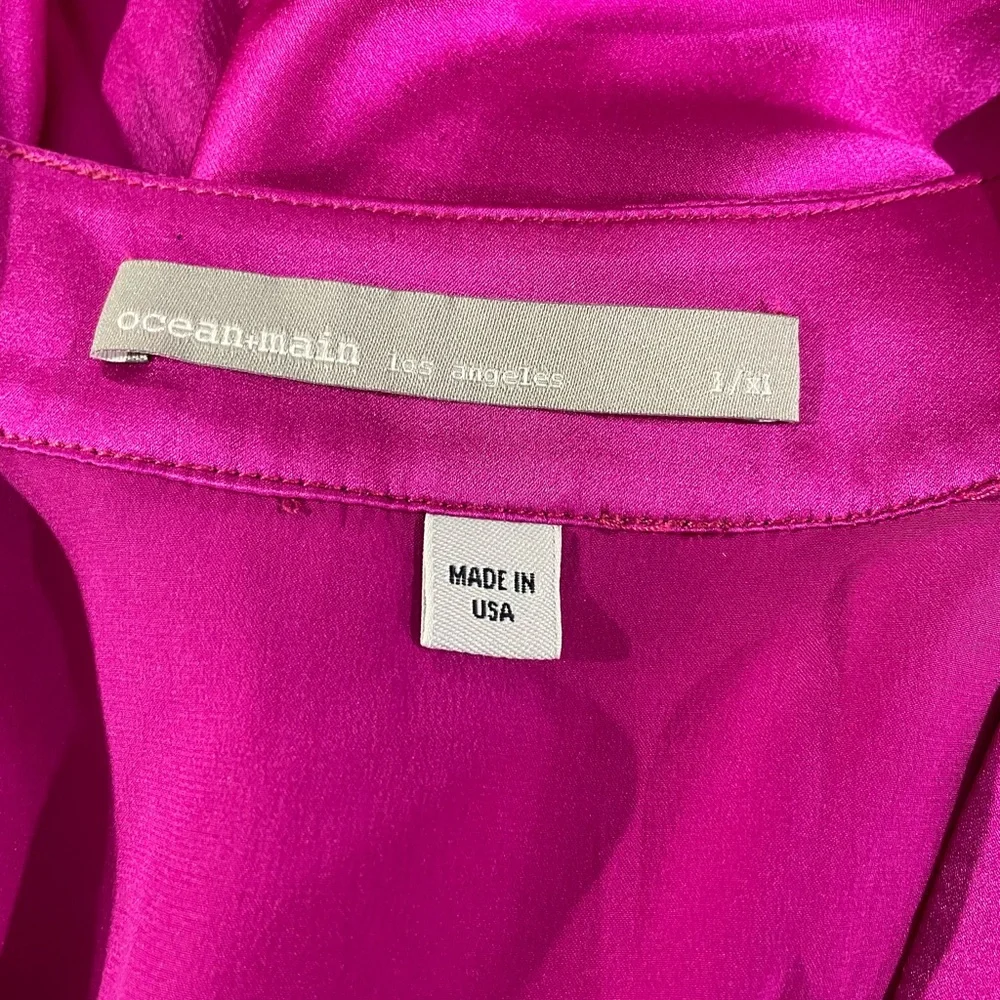 Ocean+Main Vibrant Pink Kaftan Dress - Picture 3 of 7